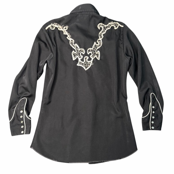 vintage H Bar C California Ranchwear western shirt pearl snap - Picture 3 of 8